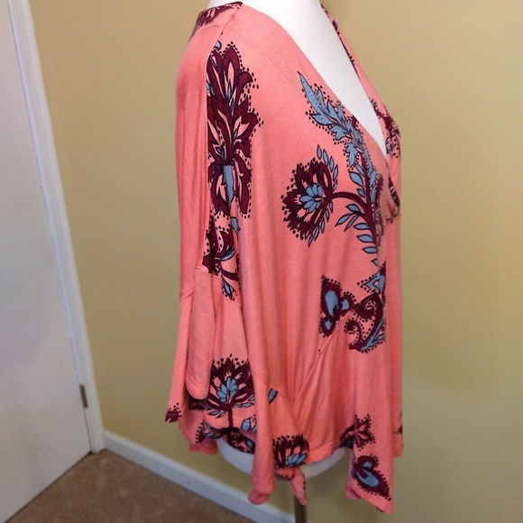Free People boho oversized top NWT sz small *K - Picture 6 of 8